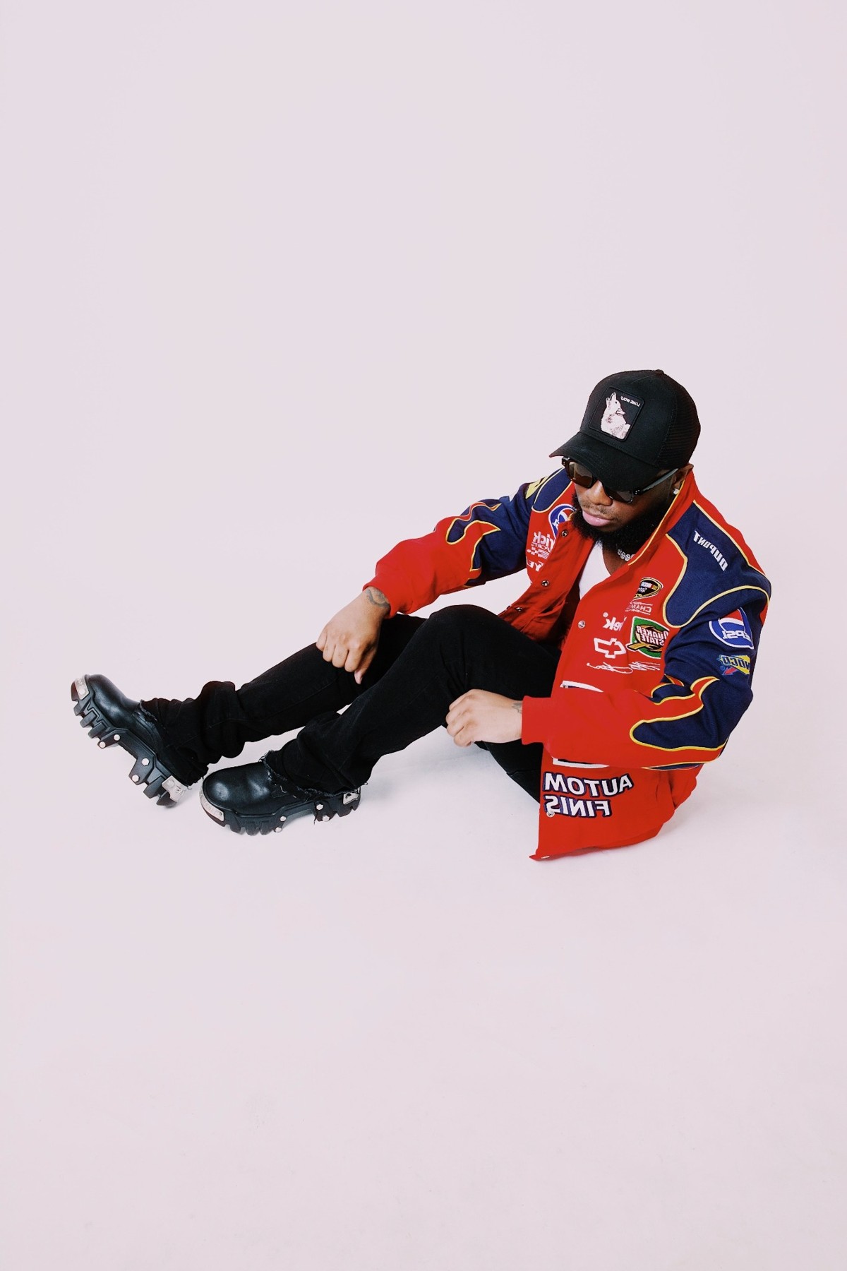 VARCELL racing jacket photoshoot, portrait 4